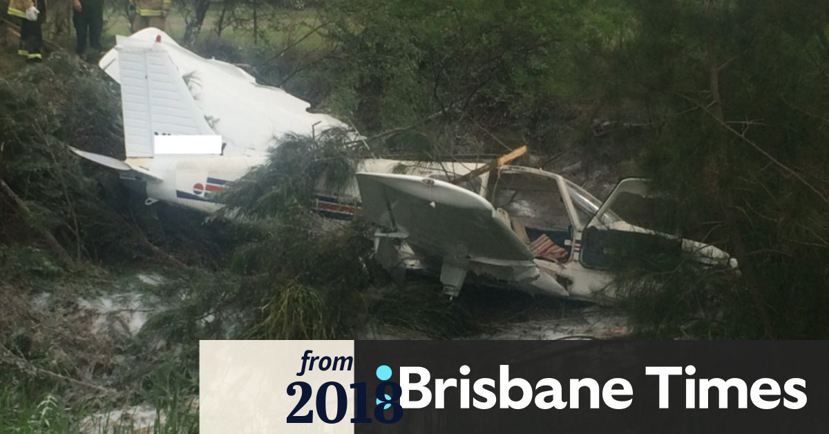'Miracle' as woman walks away from light plane crash near Bankstown